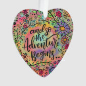 Joli floral "Et donc l'aventure commence" (devant)