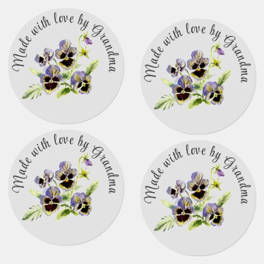 Joli Floral Fabriqué Par Des Étiquettes En Fer (Groupe)