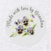 Joli Floral Fabriqué Par Des Étiquettes En Fer (Design 1)