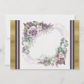 Joli Floral Sweet 16 Invitation (Dos)