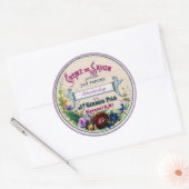 Joli Français Vintage Savon Étiquette personnalisé (Enveloppe)