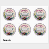 Joli Français Vintage Savon Étiquette personnalisé (Feuille)