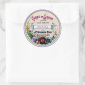 Joli Français Vintage Savon Étiquette personnalisé (Sac)