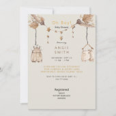 Joli Garçon bébé Vêtements douche Invitation (Devant)