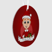 Joli garçon de Noël avec cheveux de gingembre (devant)