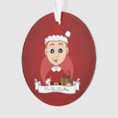 Joli garçon de Noël avec cheveux de gingembre (devant)