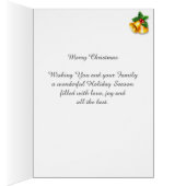 Joli gnome de Noël avec fer à cheval (Intérieur (Droit))