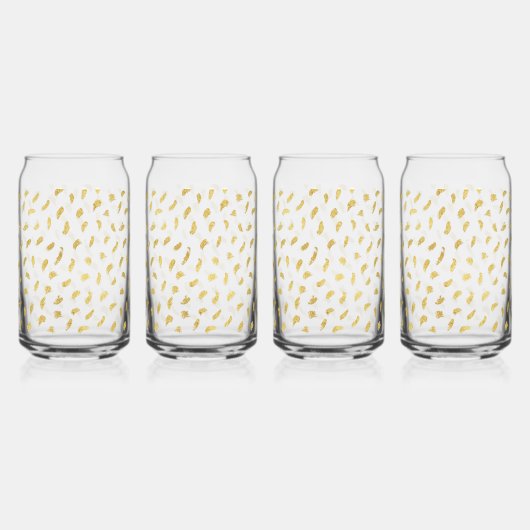 Joli Gold Glam blanc Abstrait (Recto)