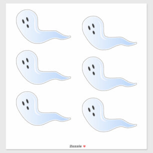 Joli Halloween Iridescente Ghost Set de 6 Stickers