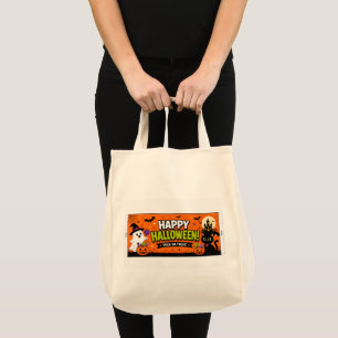 Joli haut de sac de bonbons d'Halloween – Joyeux H