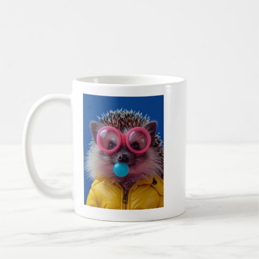 Joli Hérisson Bubble Gum Sois Gentil Mug Café Moti (Gauche)