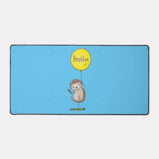 Joli hérisson et motif de dessin animé de ballon (Recto)