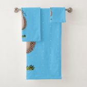 Joli hérisson et motif de dessin animé de ballon (En situation)