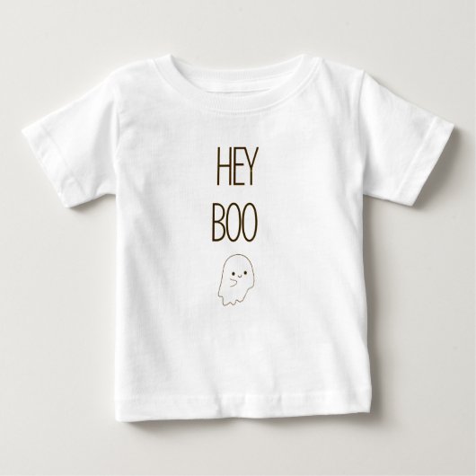Joli Hey Boo Ghost Baby Top T-Shirt Halloween (Devant)