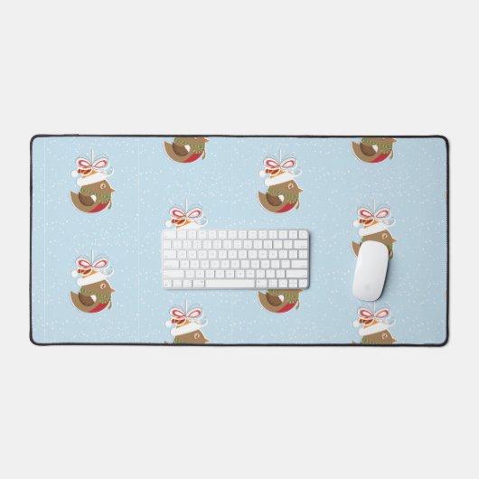 Joli hiver Oiseau Design Noël (Clavier et souris)