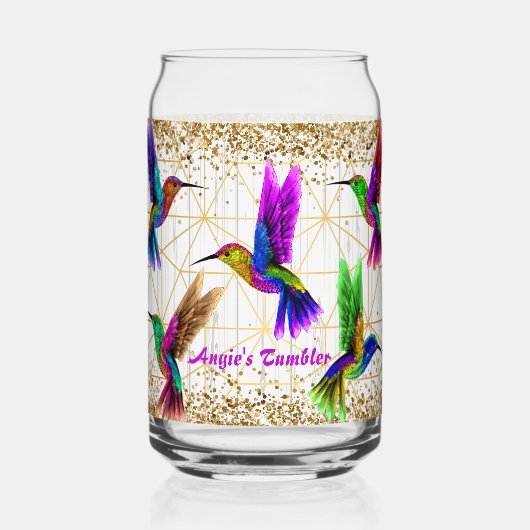 Joli Humming Bird Tumbler Personnalisé Enveloppe (Recto)