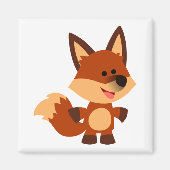 Joli Innocent Cartoon Fox Magnet (Devant)