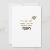 Joli Jardin 90e Anniversaire Carte Douche (Dos)