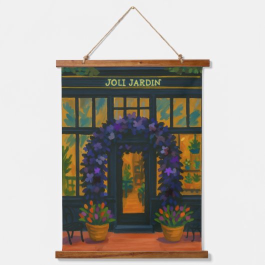 Joli Jardin  Hangend Wandkleed (Voorkant)
