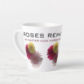 Joli Jaune et Rose pour Latte Mug (Angle gauche)