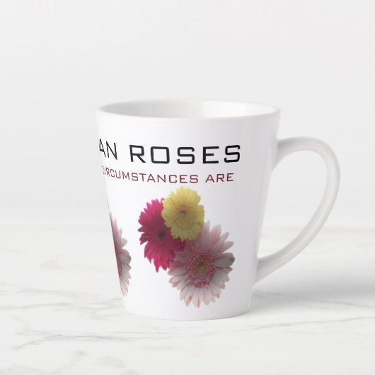Joli Jaune et Rose pour Latte Mug (Droite)