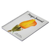Joli Jaune Orange Rose Faith Journal de prière (Côté gauche)