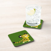 Joli jeu de Dessous de verre Leopard pour le dessi (Côté Droit)