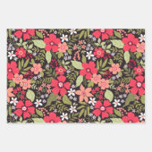 Joli jeu de papier d'enveloppement Fleur sauvage (Devant)