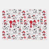 Joli jeu de papier papier d'enrobage de la vache d (Devant)