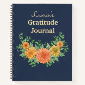 Joli Journal de Gratitude des Fleurs d'été (Devant)