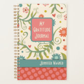 Joli Journal Floral Dragonfly Gratitude (Devant)