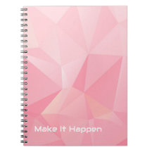 Joli Journal Spirale Rose Pastel Faites que cela s