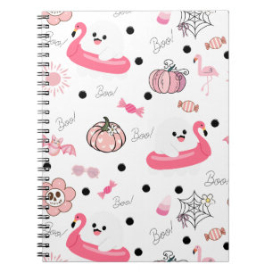 Joli Journal Tropical Halloween – Flamant Fantôme