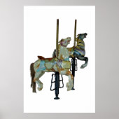 Joli Joyeux Aller Round Carousel Horse Poster (Devant)