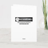 Joli Jump ! Carte d'anniversaire des skieurs (Dos)