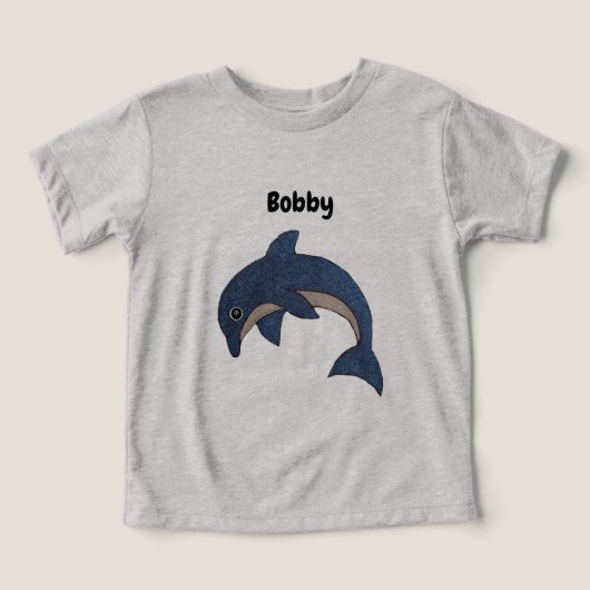Joli Jumping bleu foncé Dolphin blanc (Design Recto)