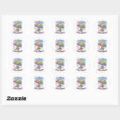 Joli Kawaii Autocollant de Parapluie de Diffusion (Feuille)