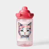 Joli Kitty Avec Bouteille D'Eau Rose (Salle de sport)
