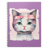 Joli Kitty avec Carnet photo en arc rose (Devant)