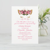 Joli Kitty Baby shower Invitation (Debout devant)