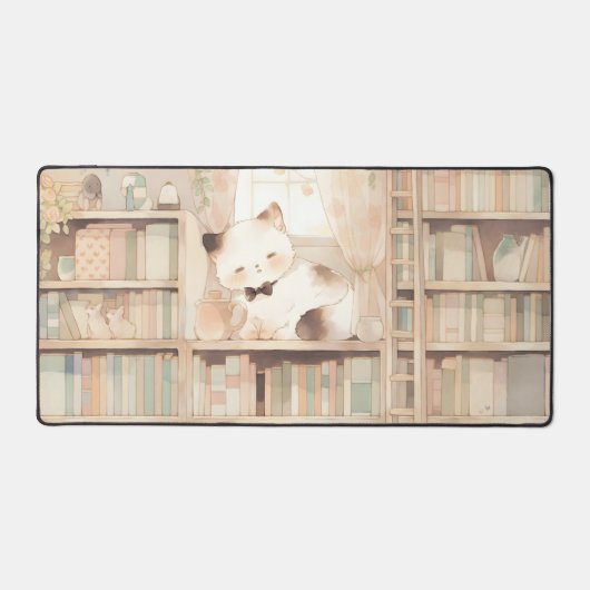 Joli Kitty Lo-Fi Jeu Mousepad (Recto)