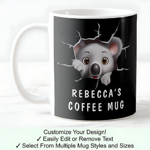 Joli koala dans une tasse ! Objet fantaisie pour a