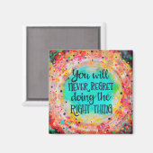 Joli La Bonne Chose Citer L'Inspiritisme Magnet (Recto/Verso)