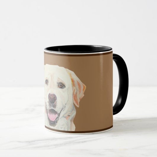 Joli Labrador Lover's Mug (Devant droit)