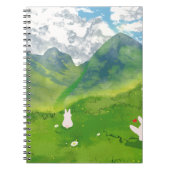 Joli Lapin dans un Cahier à Spirale de Mountain Vi (Devant)