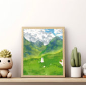 Joli Lapin dans une Affiche de Mountain View