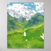 Joli Lapin dans une Affiche de Mountain View (Devant)