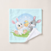 Joli lapin de Pâques (Gant de toilette)