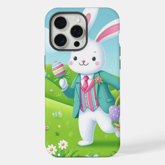 Joli lapin de Pâques coloré (Verso)