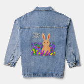 Joli lapin de Pâques dans les fleurs (Verso)